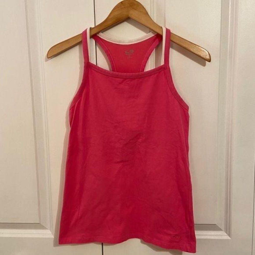 Champion Pink Racerback Supportive Tank Top Large
